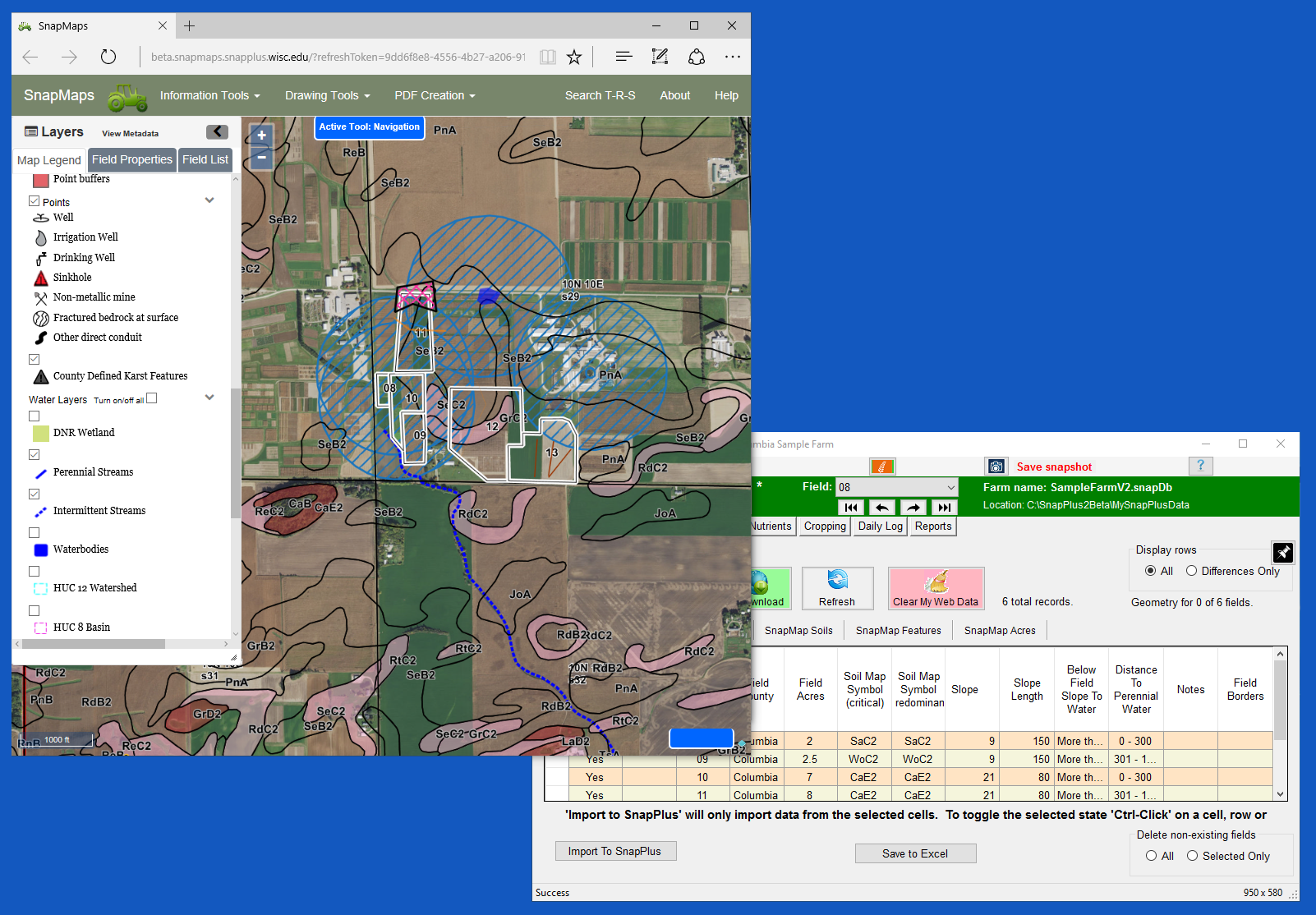 Snapmaps plus snapplus screenshot